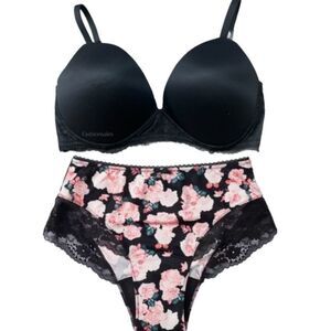 Victorias Secret Supersoft Body Maternity SET Nursing Wireless bra & Shortie New